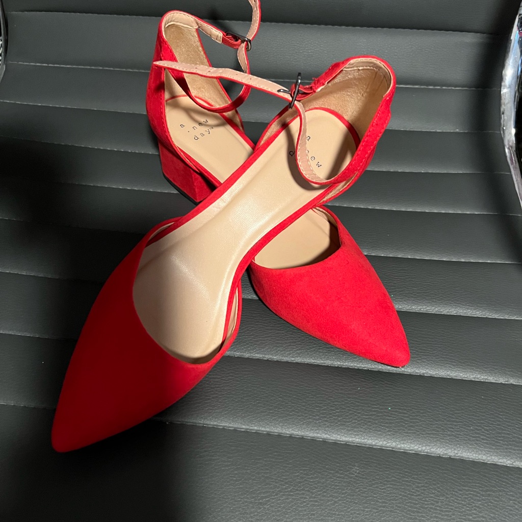 Red Suede New
